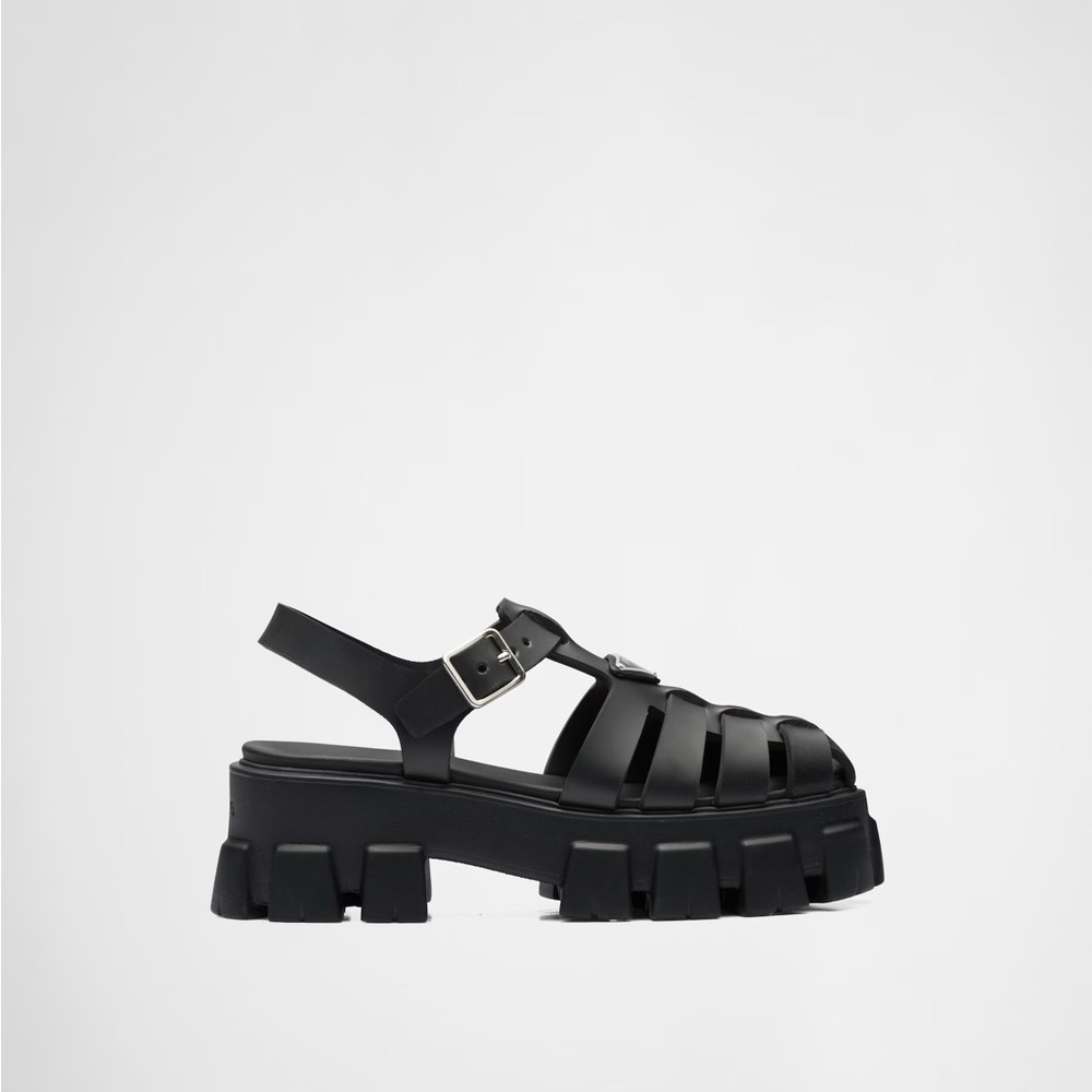 Prada Monolith Sandals - Picture 2 of 7